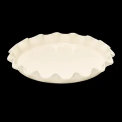 EMILE HENRY Moule à Tarte en Céramique Ø 33 cm Argile