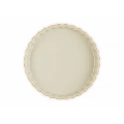 LE CREUSET Moule à Tarte en Céramique 28 cm Volcanique Hot