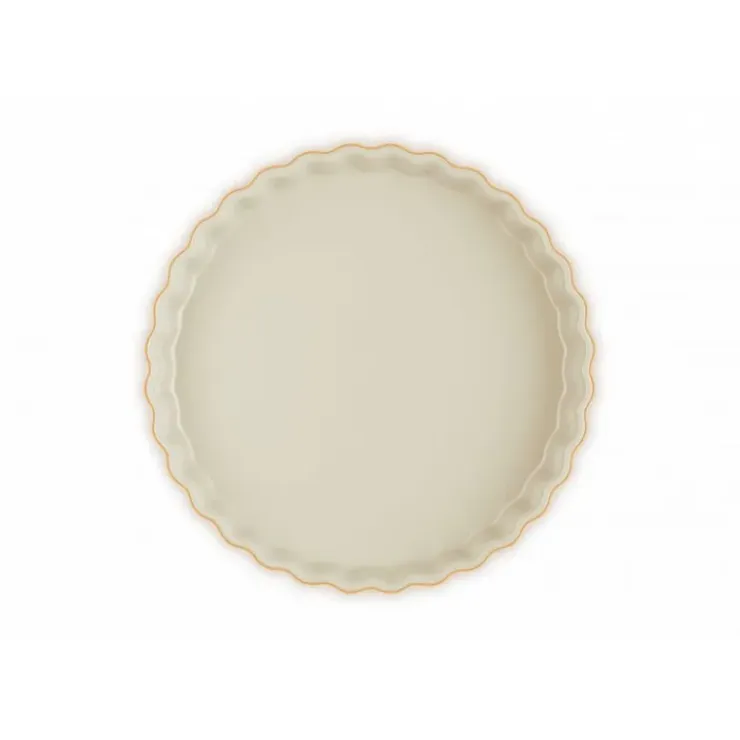LE CREUSET Moule à Tarte en Céramique 28 cm Volcanique Hot