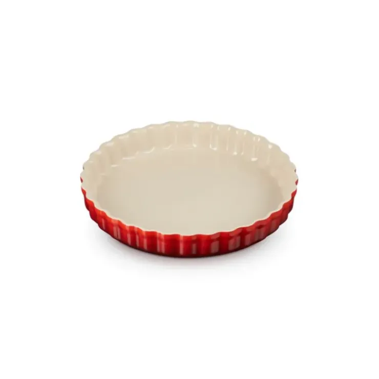 LE CREUSET Moule à Tarte en Céramique 28 cm Cerise Best