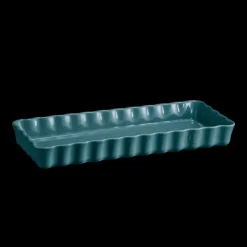 EMILE HENRY Moule à Tarte Rectangulaire en Céramique 15 x 36 cm Feu Doux