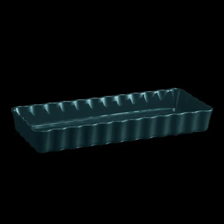 EMILE HENRY Moule à Tarte Rectangulaire en Céramique 15 x 36 cm Belle-Île Discount