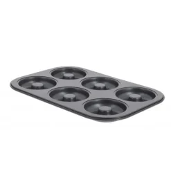 DE BUYER Moule Anti Adhésif 6 Mini Savarins Fermés Ø 8 cm x H 2,2 cm New