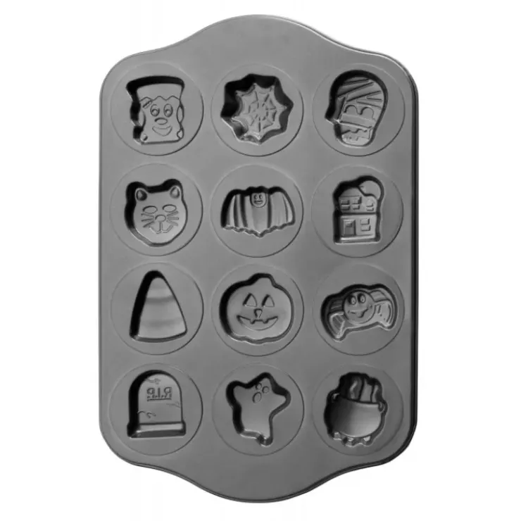 IBILI Moule Anti-adhérent Biscuits Halloween 44 x 28 cm (x12) Discount