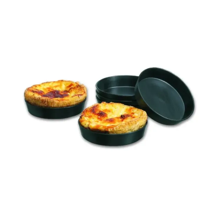 MATFER Moule Anti-Adhésif Quiche 9 cm x H 2 cm (x12) Exoglass® Best