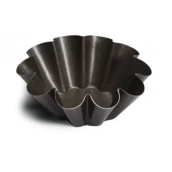 GOBEL Moule Brioche 10 Côtes 7,5 cm x H 3 cm Anti-adhésif