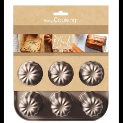 SCRAPCOOKING Moule Cannelés Antiadhésif 26,5 cm x H 6 cm Best