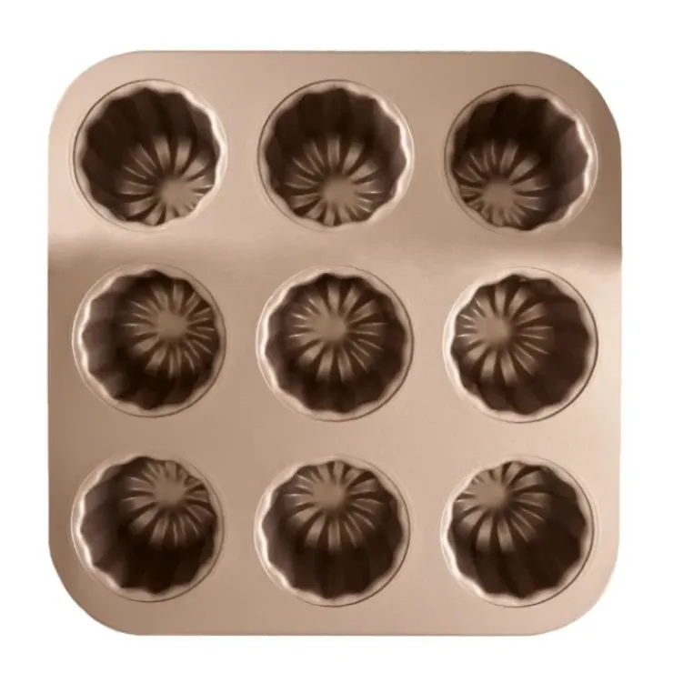SCRAPCOOKING Moule Cannelés Antiadhésif 26,5 cm x H 6 cm Best