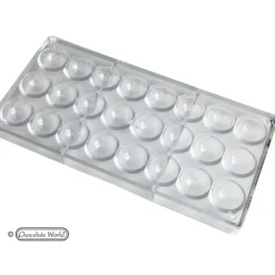 CHOCOLATE WORLD Moule Chocolat Ballon de Foot Ø 3 cm x H 1,5 cm (x24) Discount