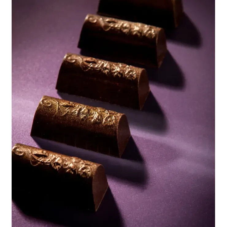 CHOCOLATE WORLD Moule Chocolat Bûchette Fleurie (x21) Discount