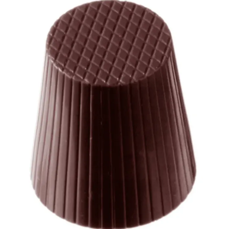CHOCOLATE WORLD Moule Chocolat Bonbon Strié (x35) New