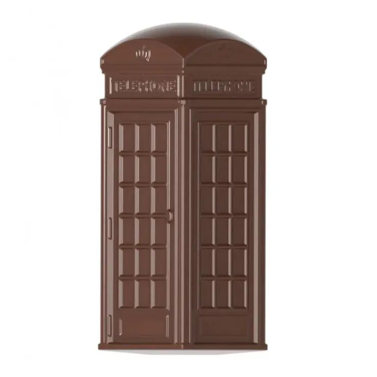 CHOCOLATE WORLD Moule Chocolat Cabine Téléphonique British Collection 44 mm (x24) Discount