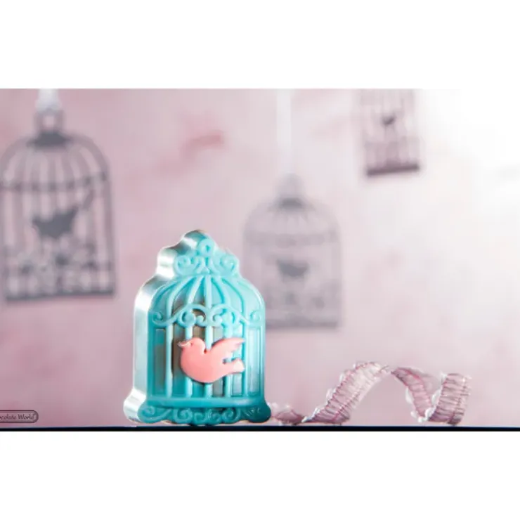CHOCOLATE WORLD Moule Chocolat Cage à Oiseau 34,5 mm (x21) New
