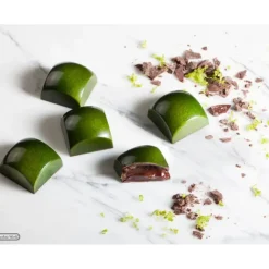 CHOCOLATE WORLD Moule Chocolat Carré Bombé 25,5 mm (x24) New