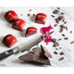 CHOCOLATE WORLD Moule Chocolat Carré Bombé 25,5 mm (x24) New