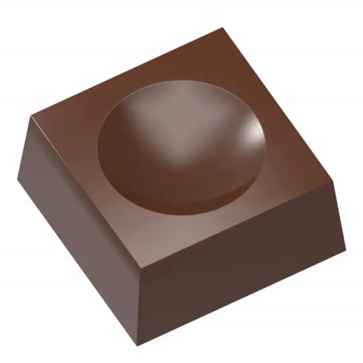 CHOCOLATE WORLD Moule Chocolat Carré Creux 43 mm (x10) Discount