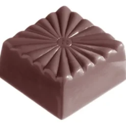 CHOCOLATE WORLD Moule Chocolat Carré Strié (x32) Discount