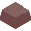 CHOCOLATE WORLD Moule Chocolat Carré Strié (x21) Best