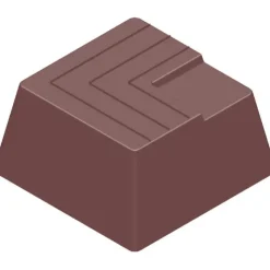 CHOCOLATE WORLD Moule Chocolat Carré Strié (x21) Best