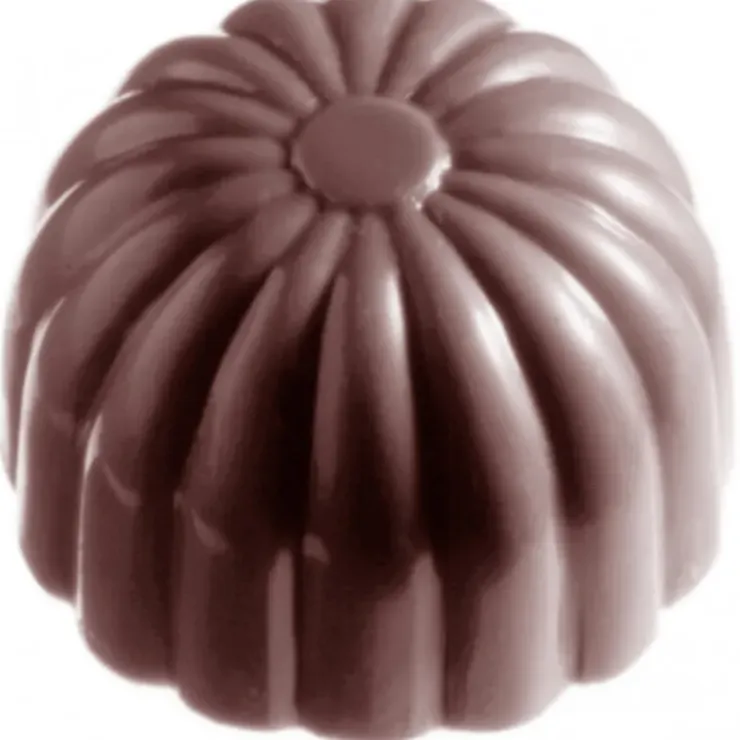 CHOCOLATE WORLD Moule Chocolat Dôme Strié (x24) Outlet