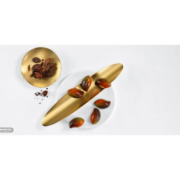 CHOCOLATE WORLD Moule Chocolat Elias Läderach Urban Leaf 45 mm (x16) Sale