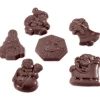 CHOCOLATE WORLD Moule Chocolat Figurines de Noël (x24) New