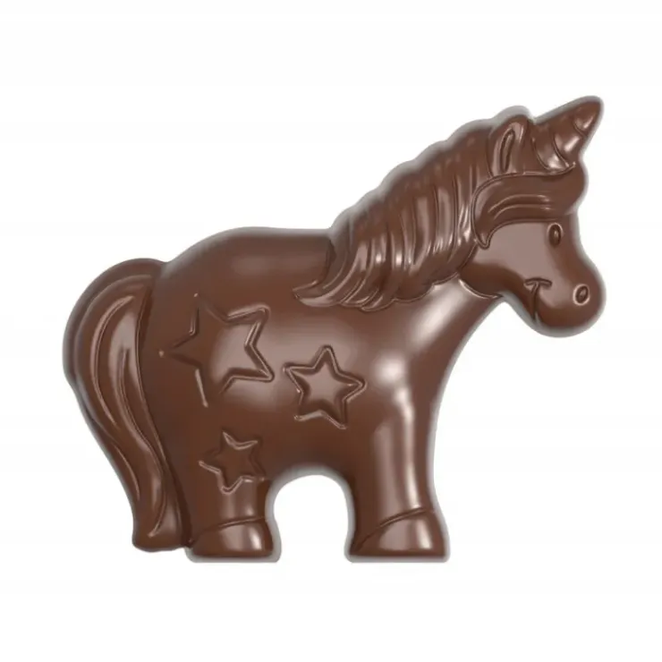 CHOCOLATE WORLD Moule Chocolat Licorne 80 mm (x4) New
