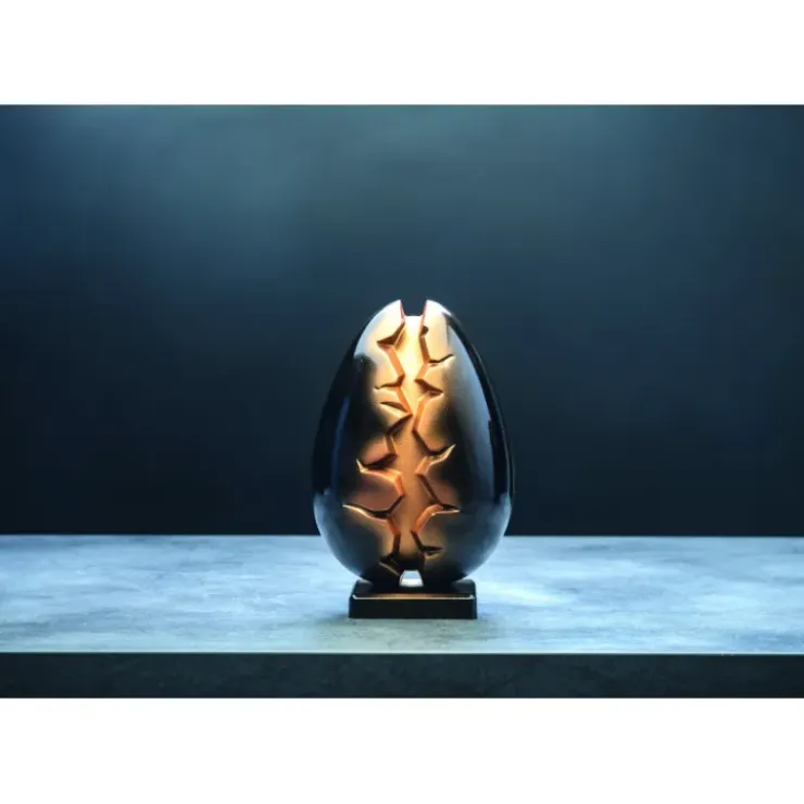 PAVONI Moule Chocolat Oeuf Abyss Ø 14 cm x H 21,5 cm (x2) Hot