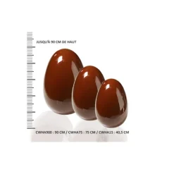 CHOCOLATE WORLD Moule Chocolat Oeuf Géant 75 cm (x1) Clearance