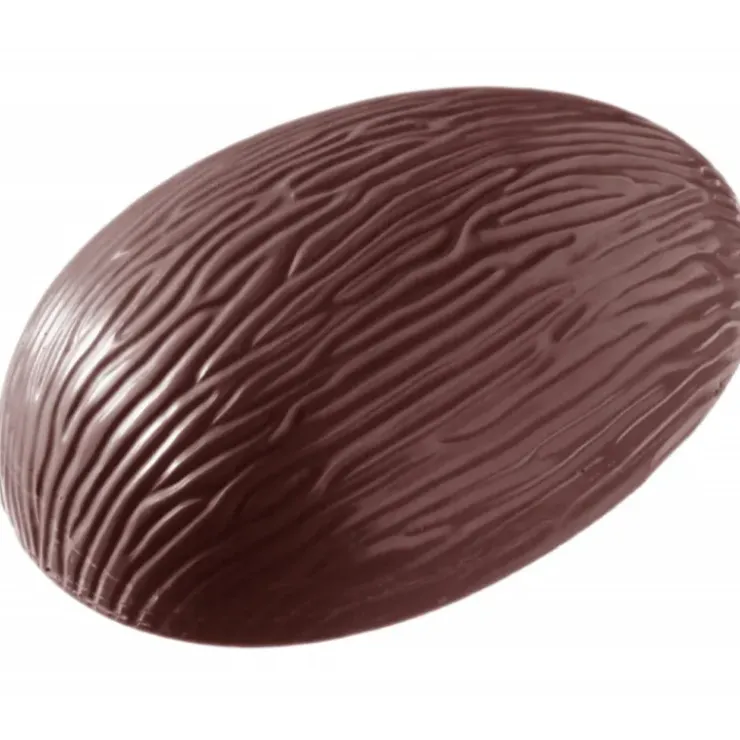 CHOCOLATE WORLD Moule Chocolat Oeuf Rayé 87 mm (x6) Discount