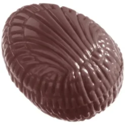 CHOCOLATE WORLD Moule Chocolat Oeuf Strié 3.3 cm (x32) Hot