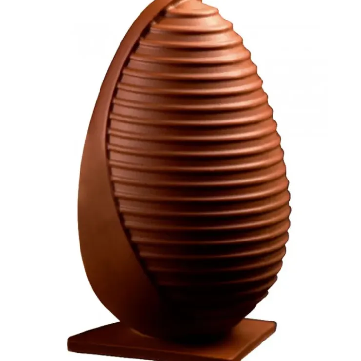 PAVONI Moule Chocolat Oeuf Stripe Ø 13 x H 20 cm (x2) Discount