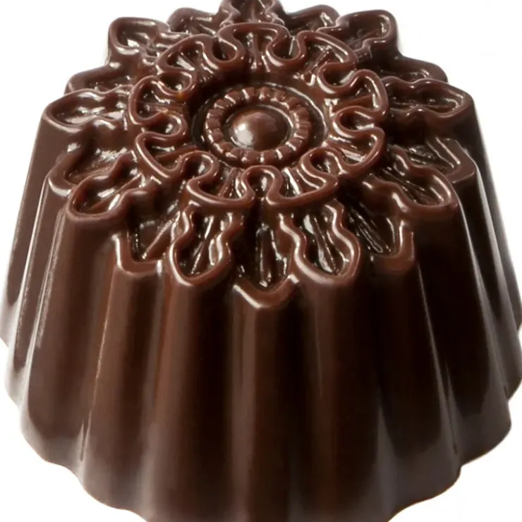 CHOCOLATE WORLD Moule Chocolat Ornement Oriental Rond 30,5 mm (x21) Hot