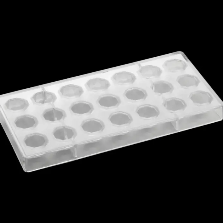 PAVONI Moule Chocolat Polycarbonate Praline Diamant Ø 2,5 x H 1,4 cm (x24) Discount