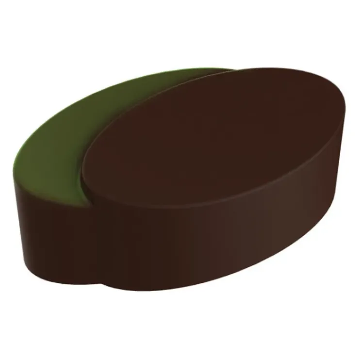 POP CHOCOLAT Moule Chocolat Praline Ellipses Jumelles (x24) Hot