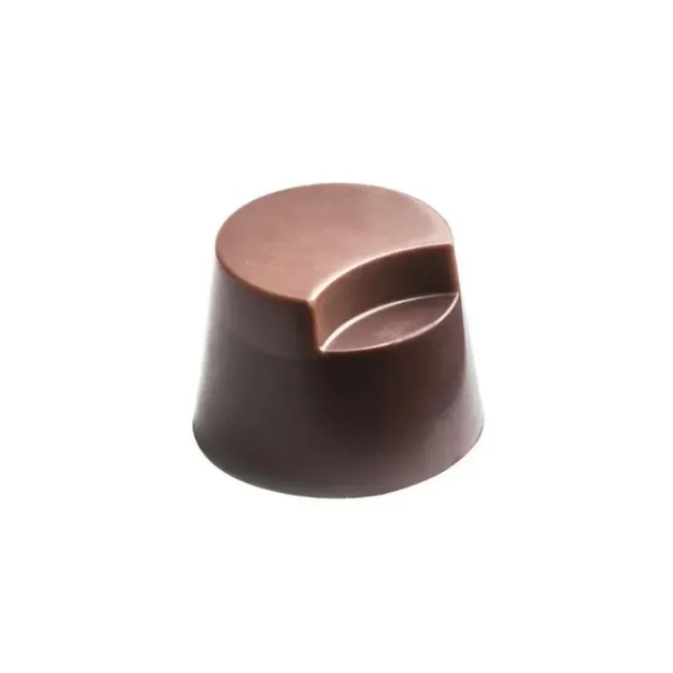 POP CHOCOLAT Moule Chocolat Pralines Cylindres Coupés Ø 27 mm (x28) Clearance