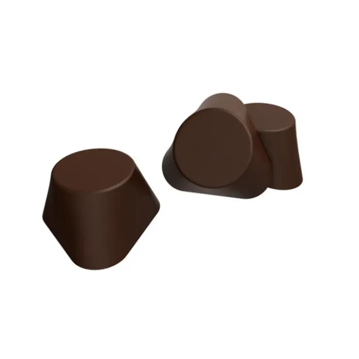 POP CHOCOLAT Moule Chocolat Pralines Tricone 32 mm (x24) Best