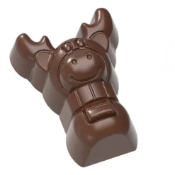 CHOCOLATE WORLD Moule Chocolat Renne Rudolph 3,9 cm (x18) New