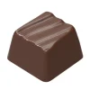 CHOCOLATE WORLD Moule Chocolat Rocher Carré Ondulé (x24) Discount