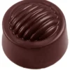 CHOCOLATE WORLD Moule Chocolat Rond Strié (x32) Hot