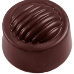 CHOCOLATE WORLD Moule Chocolat Rond Strié (x32) Hot