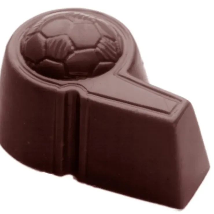 CHOCOLATE WORLD Moule Chocolat Sifflet 3,9 x 2,7 cm x H 1,9 cm (x24)