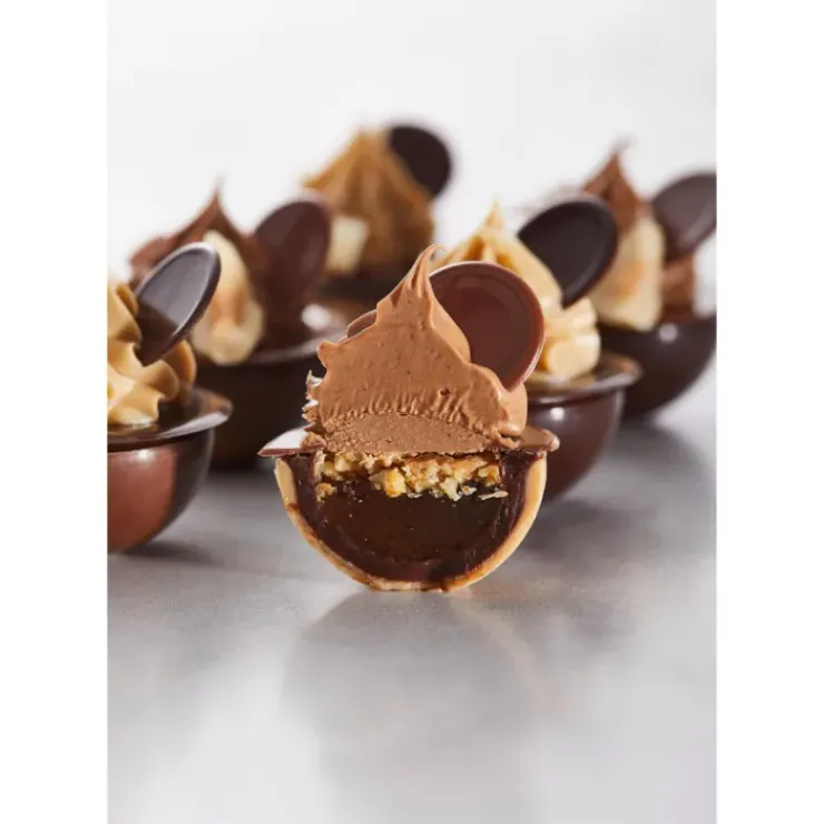 CHOCOLATE WORLD Moule Chocolat Sphère Aplatie 3 cm (x24) Best
