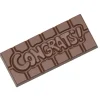 CHOCOLATE WORLD Moule Chocolat Tablette Congrats (x4)
