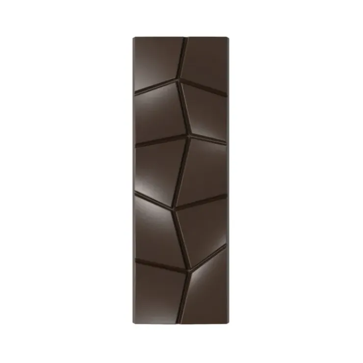 POP CHOCOLAT Moule Chocolat Tablette Effet Carré Penché (x6) Clearance