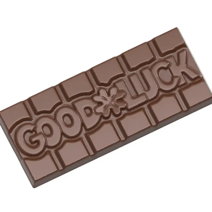 CHOCOLATE WORLD Moule Chocolat Tablette Good Luck (x4) Outlet