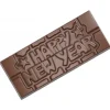 CHOCOLATE WORLD Moule Chocolat Tablette Happy New Year (x4) Best
