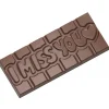 CHOCOLATE WORLD Moule Chocolat Tablette I Miss You (x4) Clearance