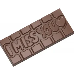 CHOCOLATE WORLD Moule Chocolat Tablette I Miss You (x4) Clearance