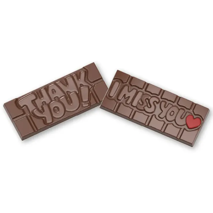 CHOCOLATE WORLD Moule Chocolat Tablette I Miss You (x4) Clearance
